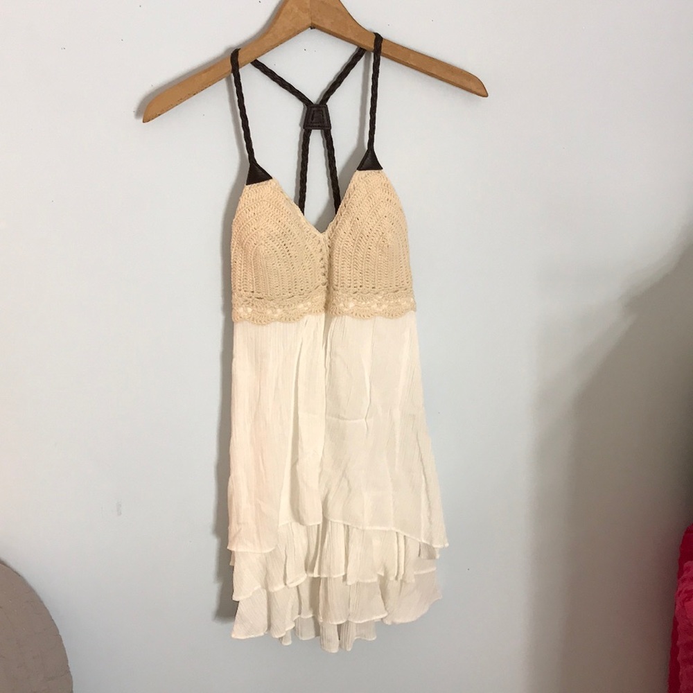 Flowy white dress